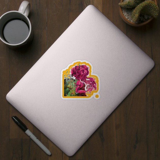 Persephone Sticker by Doodletoopia